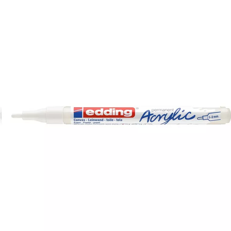 Edding EDDING Acrylmarker 5300 1-2mm 5300-922 verk.weiss sdm online kaufen MANOR