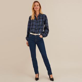 La Redoute Collections  Karierte Bluse mit langen Ärmeln 