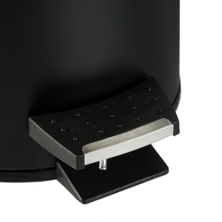 B2X Contenitore per rifiuti da bagno da 3 litri con coperchio in bambù  