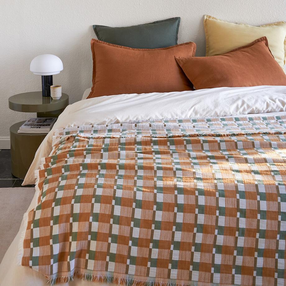 La Redoute Intérieurs Linot Housse de coussin et traversin en lin prélavé  