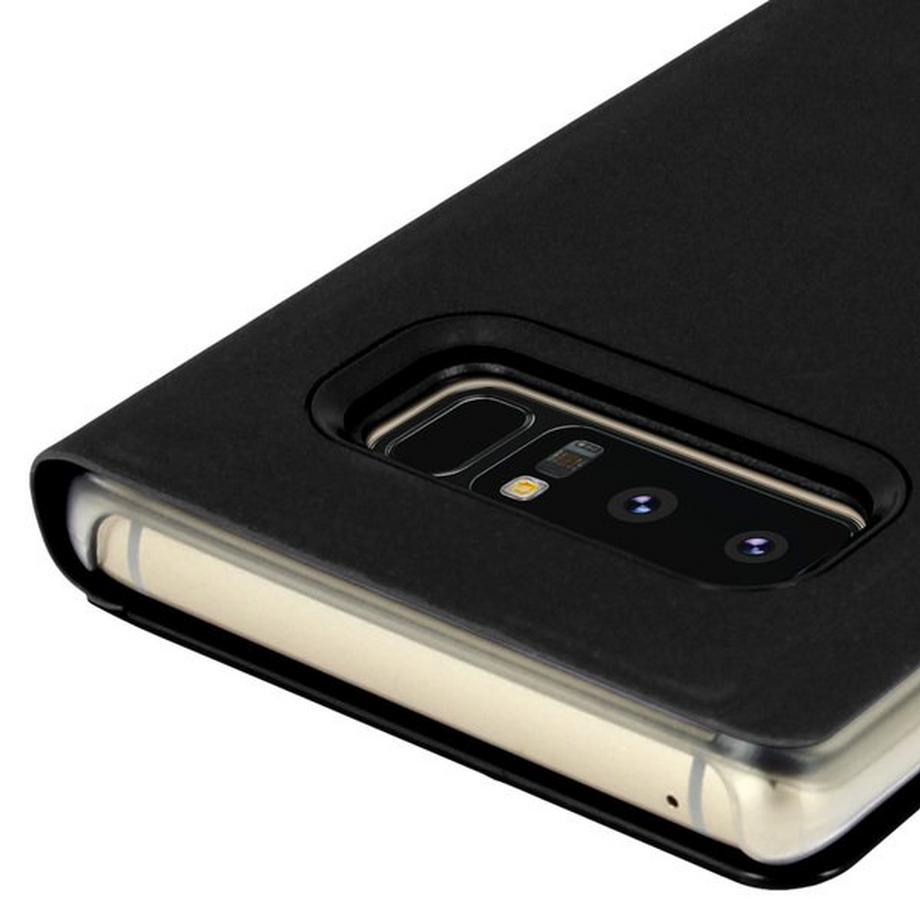 Avizar  Galaxy Note 8 Flip-Case Spiegel Schwarz 