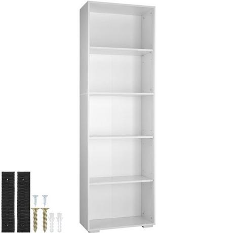 Tectake Bücherregal Lexi 5 Fächer 60x30x190cm  