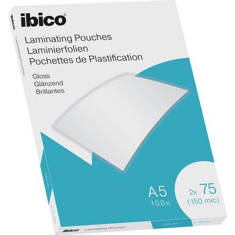 Ibico  IBICO Laminiertasche A5 627314 glanz, 75my 100 Stk 