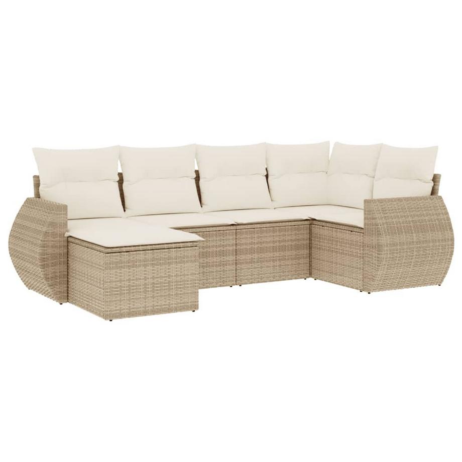 set divano da giardino Polirattan