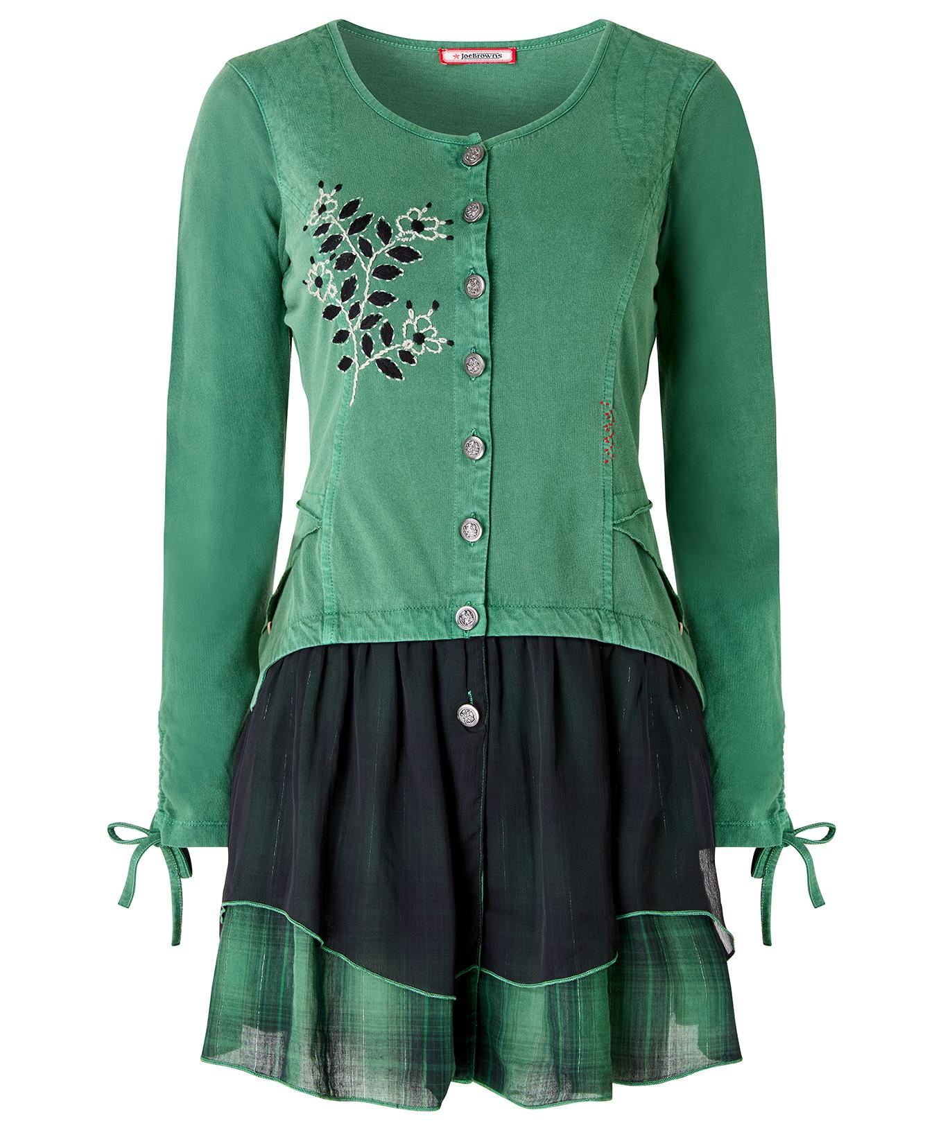 Joe Browns Tunique d'hiver brodée de fleurs  