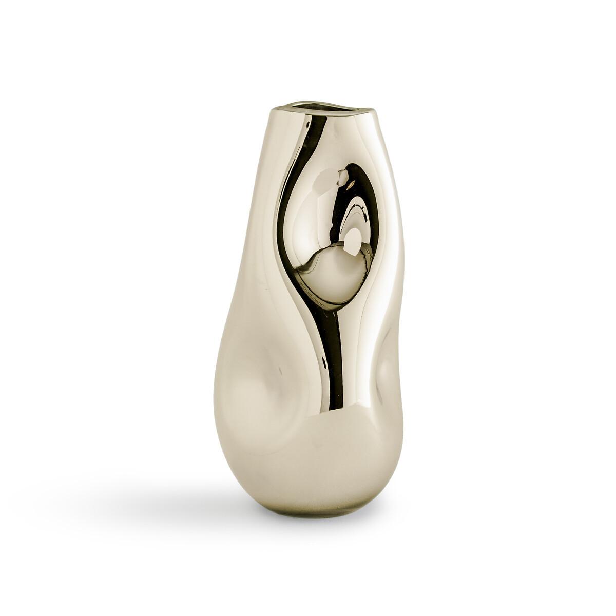 AM.PM Vase Cozi aus mundgeblasenem Glas in Metallic-Optik  