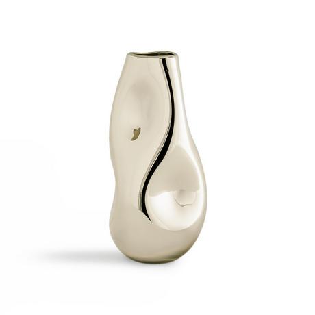 AM.PM Vase Cozi aus mundgeblasenem Glas in Metallic-Optik  