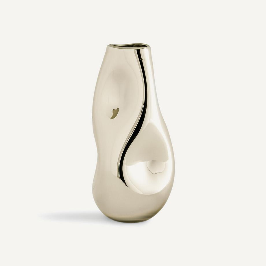 AM.PM Vase en verre métallisé soufflé H43 cm  