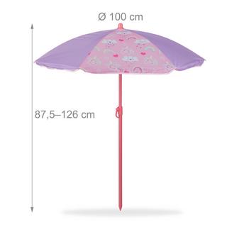 B2X Camping Sitzgruppe für Kinder mit Sonnenschirm  