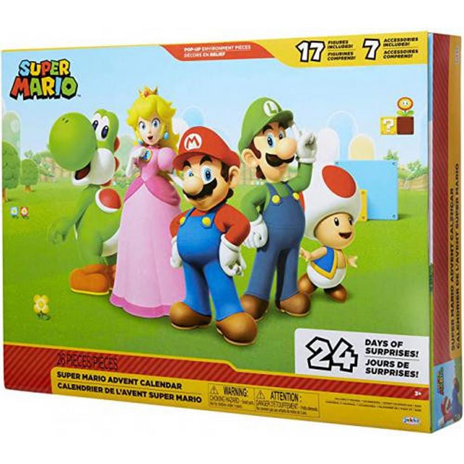 JAKKS Pacific  Super Mario Adventskalender Super Mario & Co. 