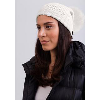 CASH-MERE.CH Bonnet Cachemire avec Pompon  