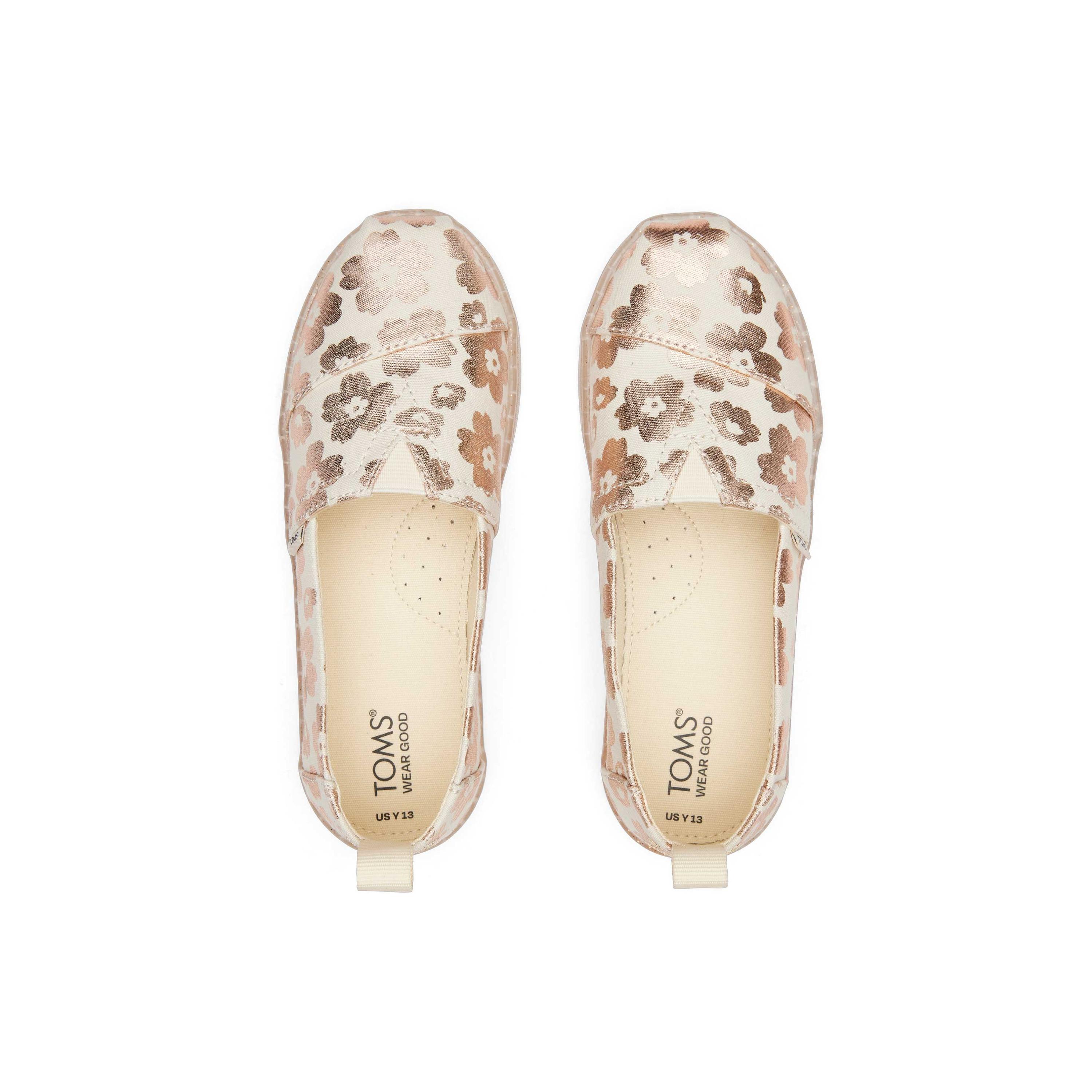 TOMS  espadrillas con stampa floreale per bambini alpargata 