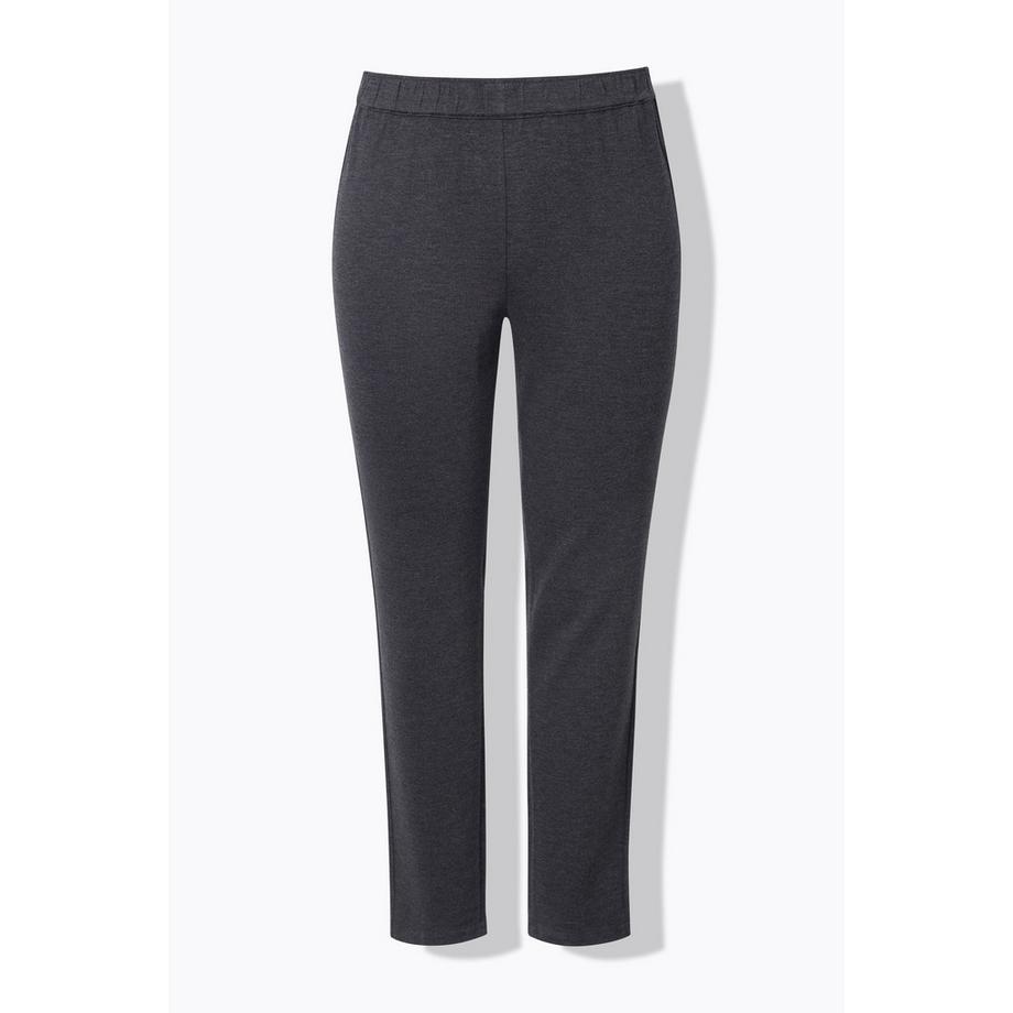 Ulla Popken Sienna Schmale Passform Puntohose Elastischer Bund  