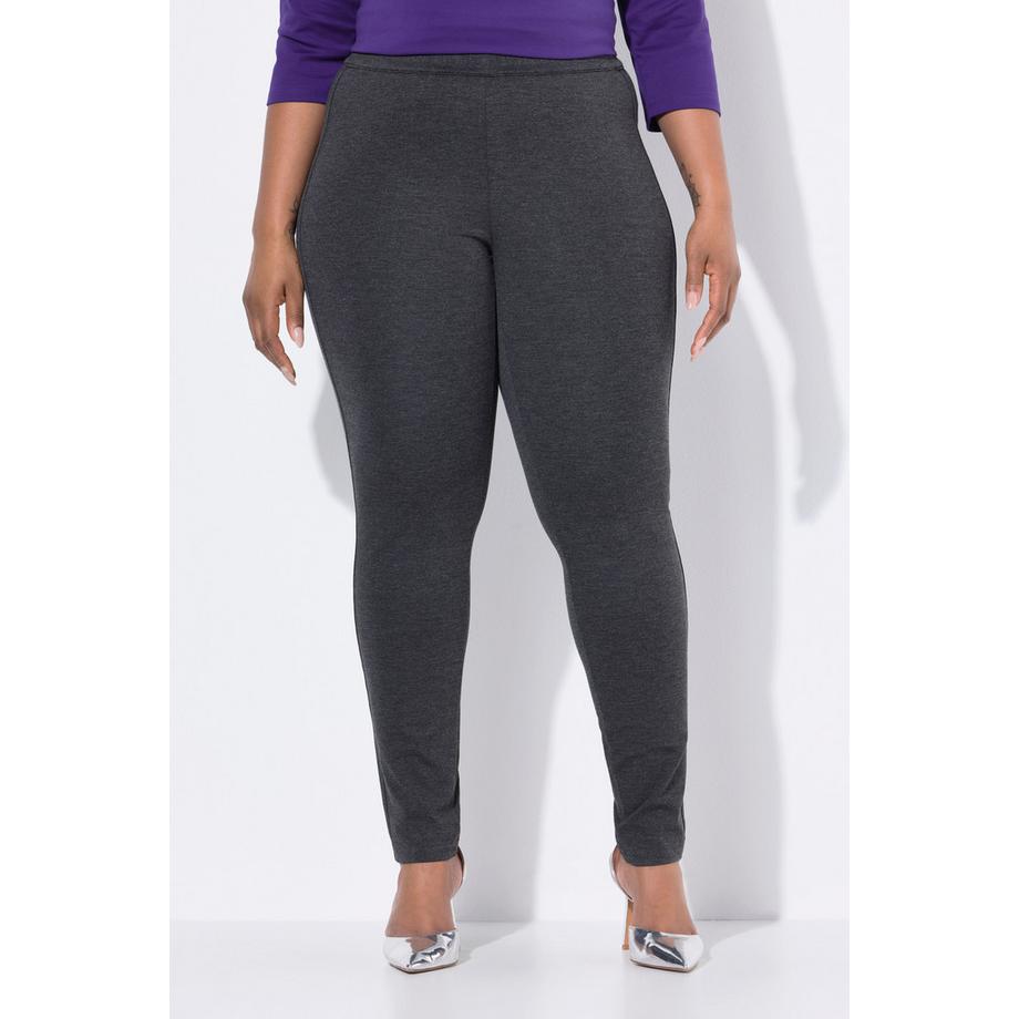 Ulla Popken Sienna Schmale Passform Puntohose Elastischer Bund  