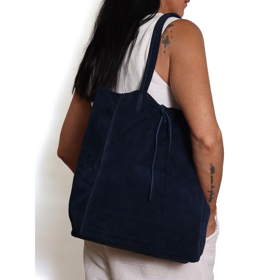 Gave Lux Lumena Prime Borsa a Tracolla in Pelle Scamosciata  