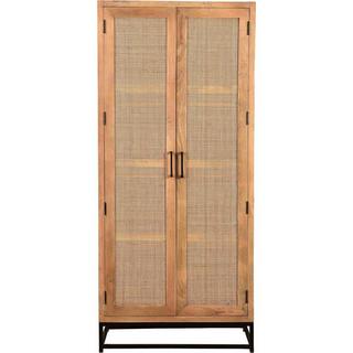 mutoni Schrank Cane Mangoholz natur  