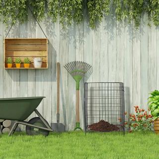 Northix Contenitore per il compost in rete metallica  