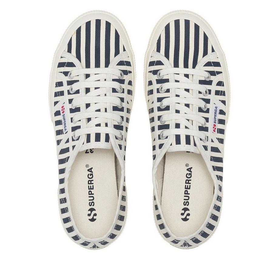 SUPERGA 2750 Gestreifte Sneakers  