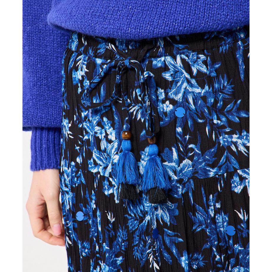 Joe Browns Geblümter Maxirock mit Knopfleiste  