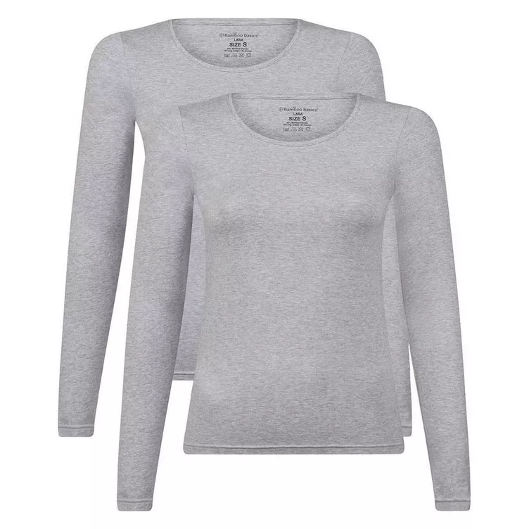 Bamboo basics Longsleeve 2er Pack Stretchonline kaufen MANOR