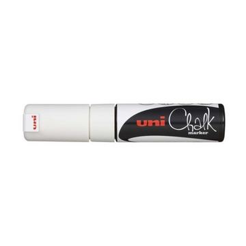 UNI-BALL Chalk Marker 8mm PWE-8K WHITE weiss