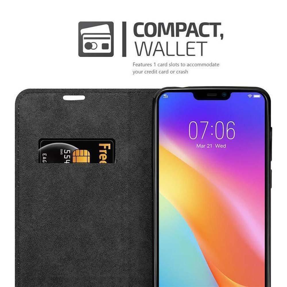 Cadorabo  Housse compatible avec Vivo Y81i - Coque de protection avec fermeture magnétique, fonction de support et compartiment pour carte 