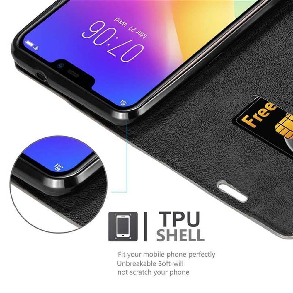 Cadorabo  Housse compatible avec Vivo Y81i - Coque de protection avec fermeture magnétique, fonction de support et compartiment pour carte 