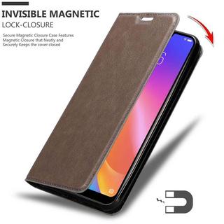 Cadorabo  Housse compatible avec Vivo Y81i - Coque de protection avec fermeture magnétique, fonction de support et compartiment pour carte 