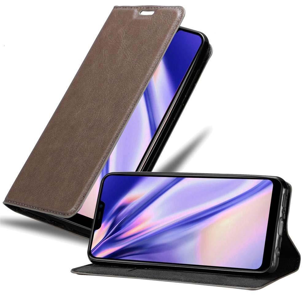 Cadorabo  Housse compatible avec Vivo Y81i - Coque de protection avec fermeture magnétique, fonction de support et compartiment pour carte 