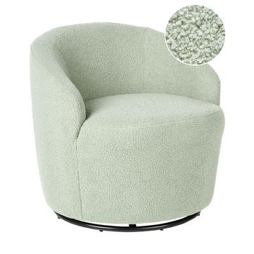 Fauteuil en Bouclé Rétro DAVIK