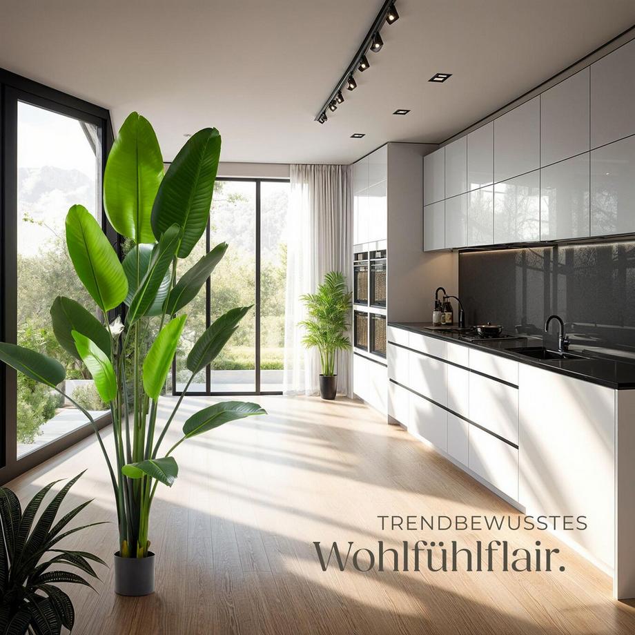 Tectake Arbre artificiel oiseau du paradis TROPIC design très réaliste  