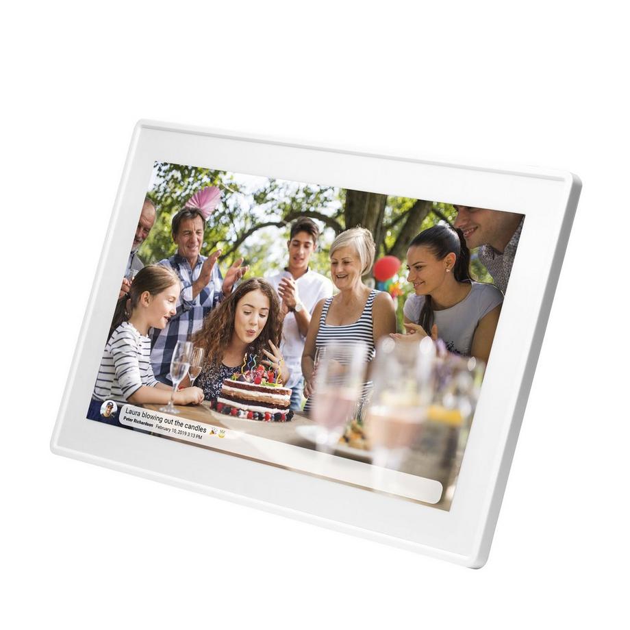 DENVER  Denver PFF-1514W Digitaler Bilderrahmen Weiß 39,6 cm (15.6") Touchscreen WLAN 