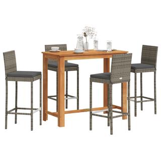 VidaXL Garten-bar-set poly-rattan  