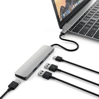 SATECHI  USB-C Slim Alu Multiport Hub 