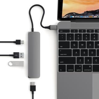 SATECHI  USB-C Slim Alu Multiport Hub 