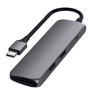 SATECHI  Hub HDMI + 2x USB + USB C Satechi Gris 