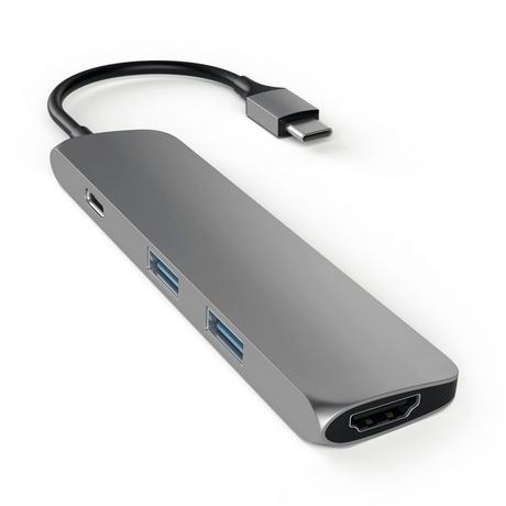 SATECHI  USB-C Slim Alu Multiport Hub 