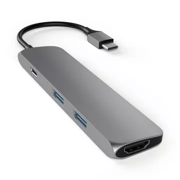 Hub HDMI + 2x USB + USB-C Satechi grigio