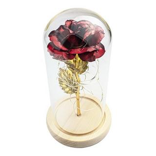 eStore Unsterblichen Rosen mit Lichterketten - Rot  