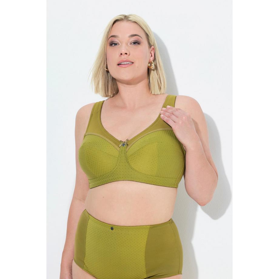 Ulla Popken Entlastungs-BH Struktur ohne Bügel Cup C-H  