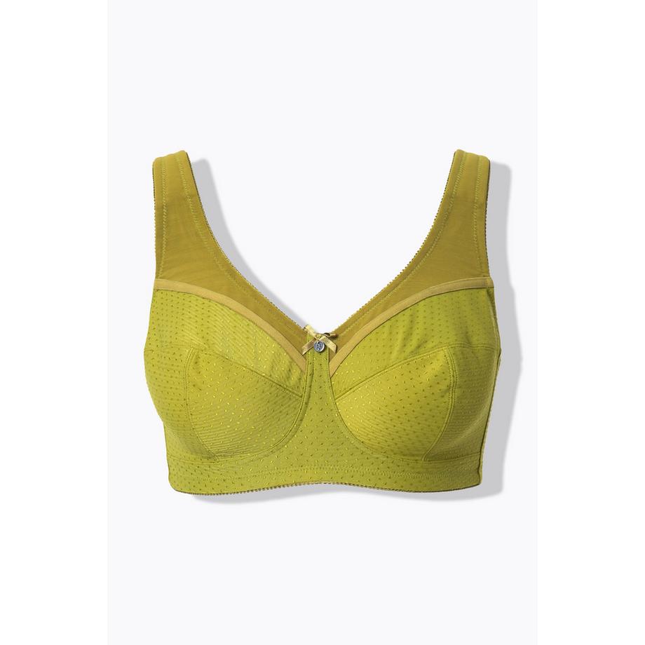 Ulla Popken Entlastungs-BH Struktur ohne Bügel Cup C-H  