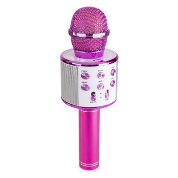 Max KM01P Rosa Microfono per karaoke