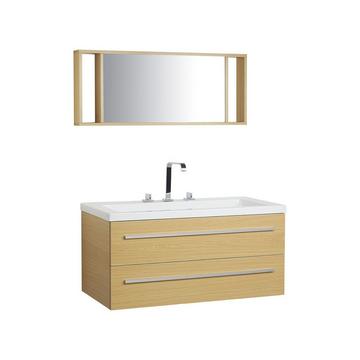 Badezimmerschrank mit Spiegel aus MDF-Platte Klassisch ALMERIA