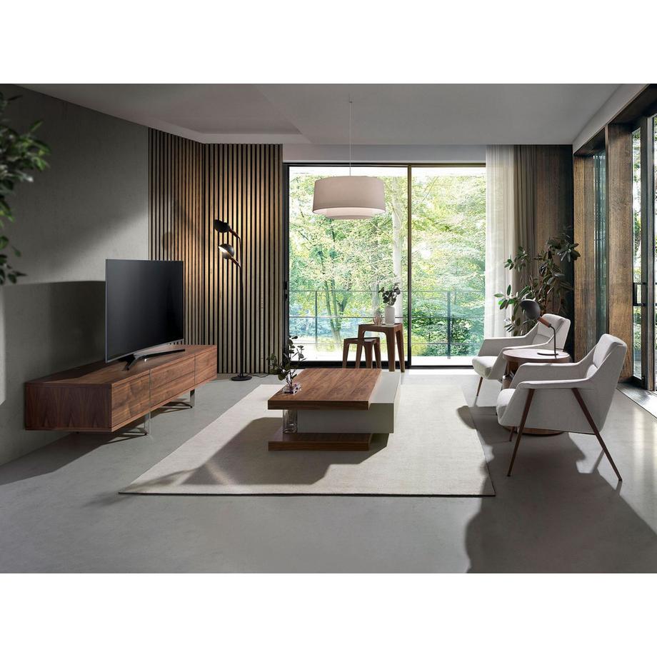 ANGEL CERDA Fauteuil en tissu blanc  