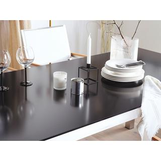 Beliani Garten-Essgruppe für 6 Personen aus Sicherheitsglas Industriell GROSSETO  