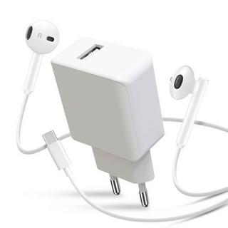 Avizar  Set: USB Netzteil + USB-C Kopfhörer 