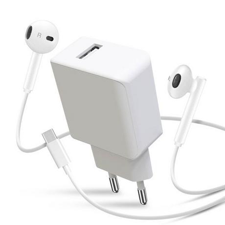 Avizar  Set: USB Netzteil + USB-C Kopfhörer 