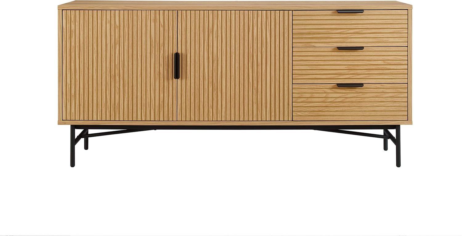 mutoni Sideboard Flubna nature noir 160  