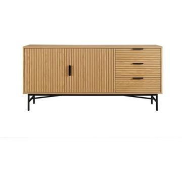 Credenza Flubna nero naturale 160