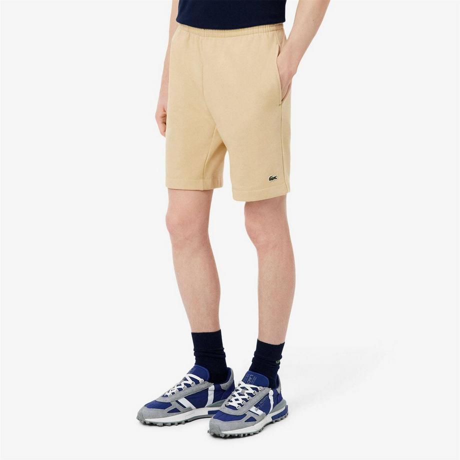LACOSTE Pantaloncini in pile con vita elastica  